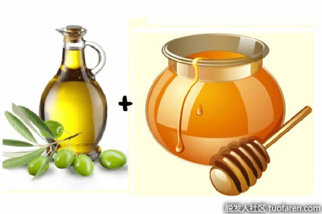 【圖】橄欖油和蜂蜜用於頭髮護理