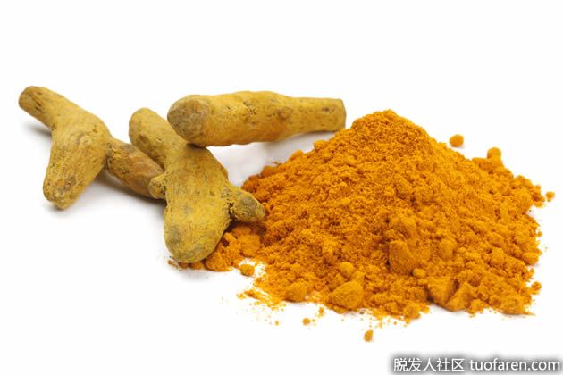 【圖】阻止DHT食物：薑黃