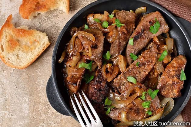 【圖】防止白髮的食物：肝臟