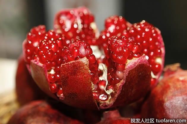 【圖】抑制雌激素的食物：石榴
