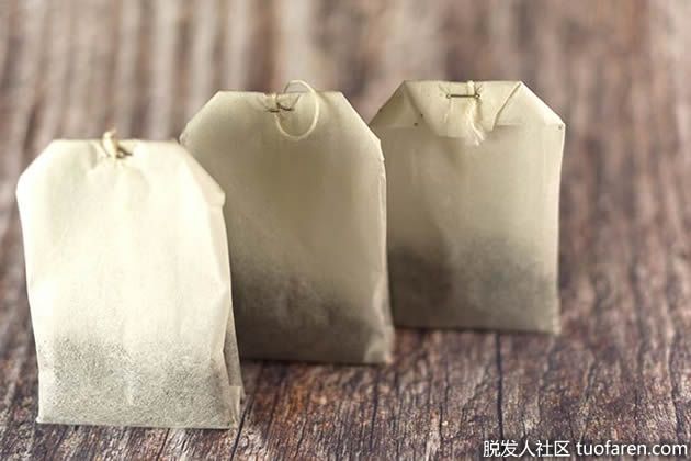 【圖】綠茶用於黑眼圈和眼袋