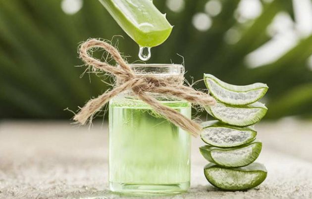 【圖】蘆薈治療前額脱髮步驟