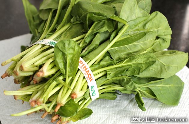【圖】菠菜的營養價值