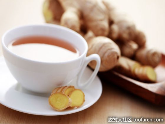 【圖】茶水洗頭髮：薑茶