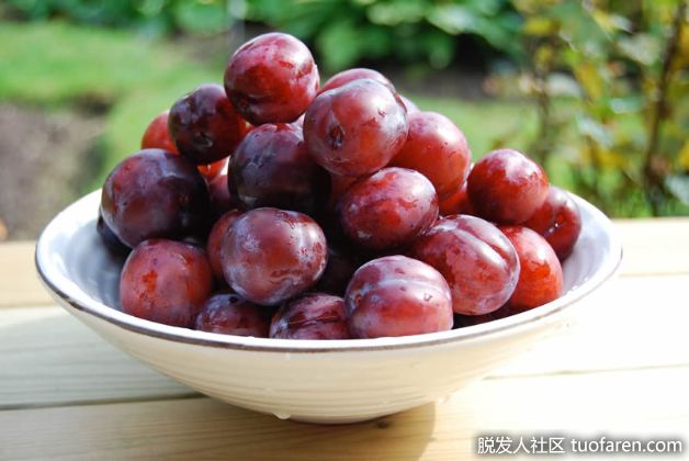 【圖】有利於頭髮生長的水果：李子