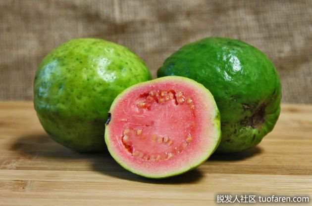 【圖】有利於頭髮生長的水果：番石榴