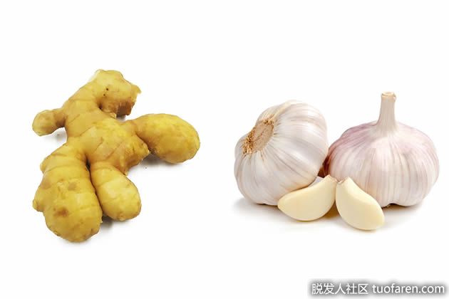 【圖】生薑+大蒜髮膜