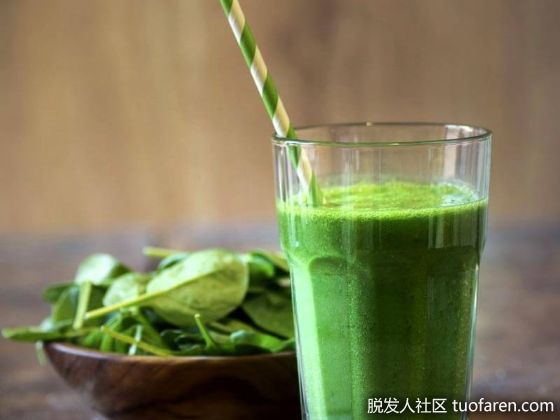 【圖】菠菜汁促進頭髮生長