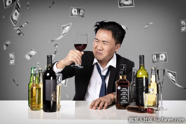 【圖】酒精會導致脱髮