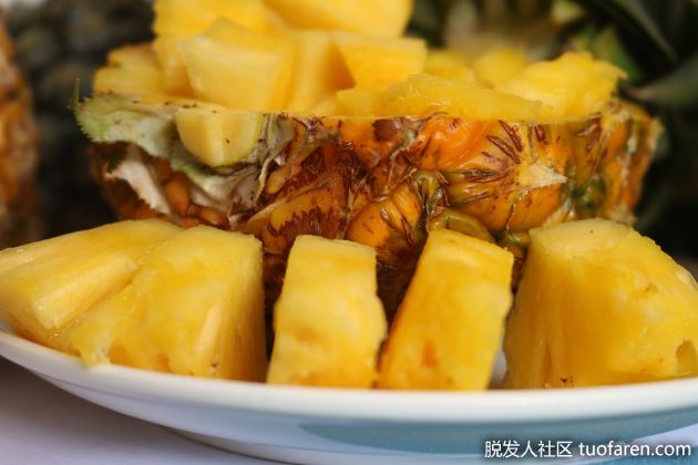 【圖】新鮮菠蘿有助於防止脱髮嗎