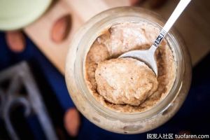 頭髮生長食物之杏仁醬