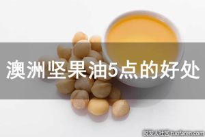 澳洲堅果油5點的好處