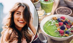 健康頭髮的素食食品