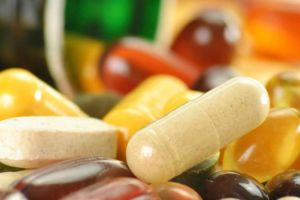 補充健康飲食的維生素補充劑