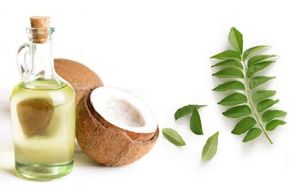 自制咖喱葉椰子油髮膜