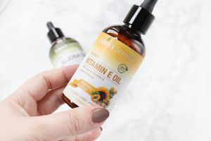 用於頭髮和身體的維生素E油