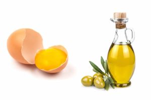 橄欖油+雞蛋髮膜