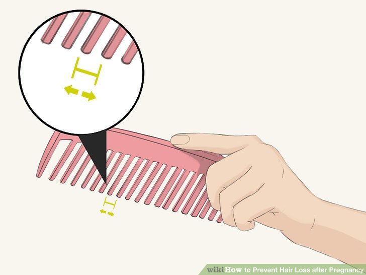 防止妊娠後脱髮的圖像步驟2