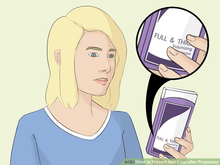 防止妊娠後脱髮的圖像步驟4