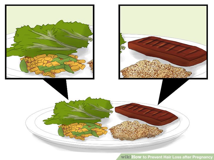 防止妊娠後脱髮的圖像步驟7