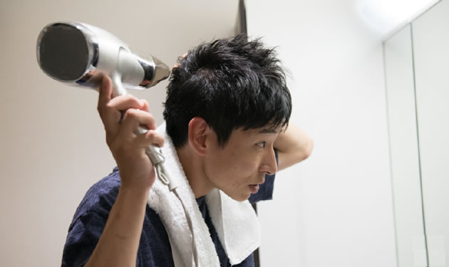 預防禿頭的吹髮重點及順序