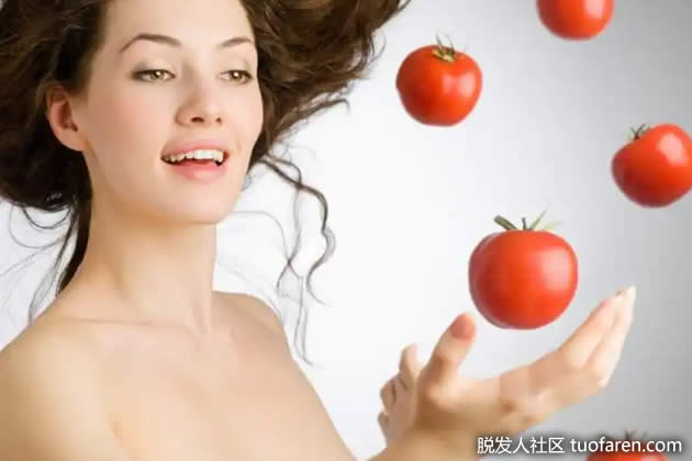 西紅柿皮膚變得健康