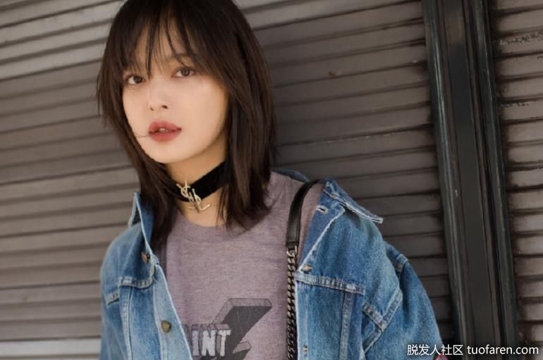 辛芷蕾髮型圖：這款LOB頭長度有劉海的短髮火了起來，這款造型看起來很好駕馭且非常吸睛，讓很多人心裏為之一動了。