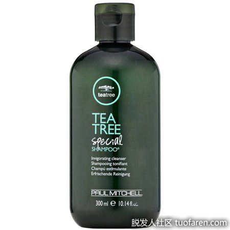 Paul Mitchell茶樹特製洗髮水：茶樹油有許多抗真菌和消炎的特性，可以幫助清除頭皮上的死皮細胞和頭皮屑，同時還能緩解皮膚的刺激或傷口。作為額外的好處，薄荷給這款洗髮水帶來一種清新的香味，幫助你神清氣爽地開始新的一天。