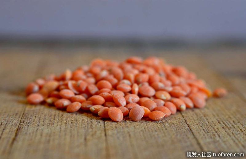 小扁豆：扁豆是素食者的另一種備用鐵元素，每85克(3盎司)扁豆含有6毫克鐵元素，還有大量的鋅、賴氨酸和抗氧化劑。