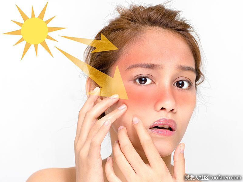 治療曬傷。眾所周知，有害的太陽紫外線會損害我們嬌嫩的皮膚。你可以沖泡甘菊茶，將其徹底冷卻，用毛巾浸泡在其中，然後塗抹在曬傷區域，因為它具有舒緩、消炎和抗氧化的特性，曬傷區域會得到治療。